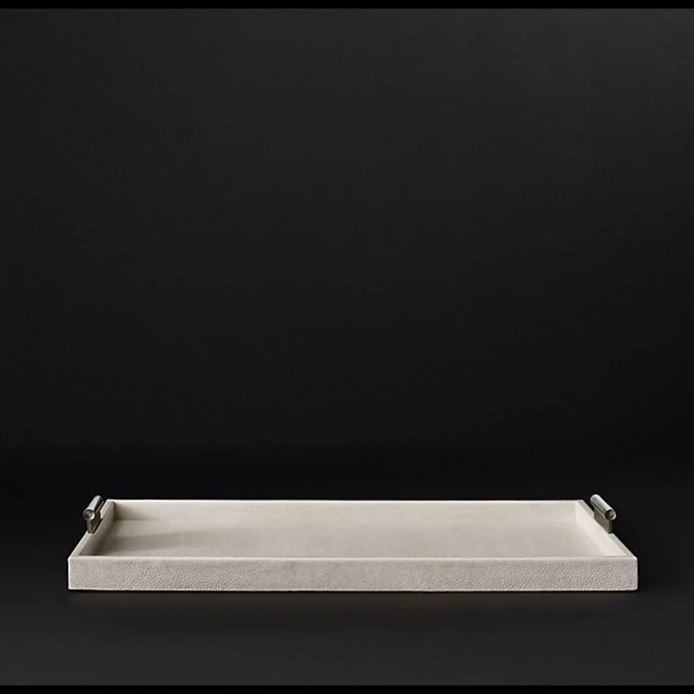Restoration Hardware Shagreen Tray